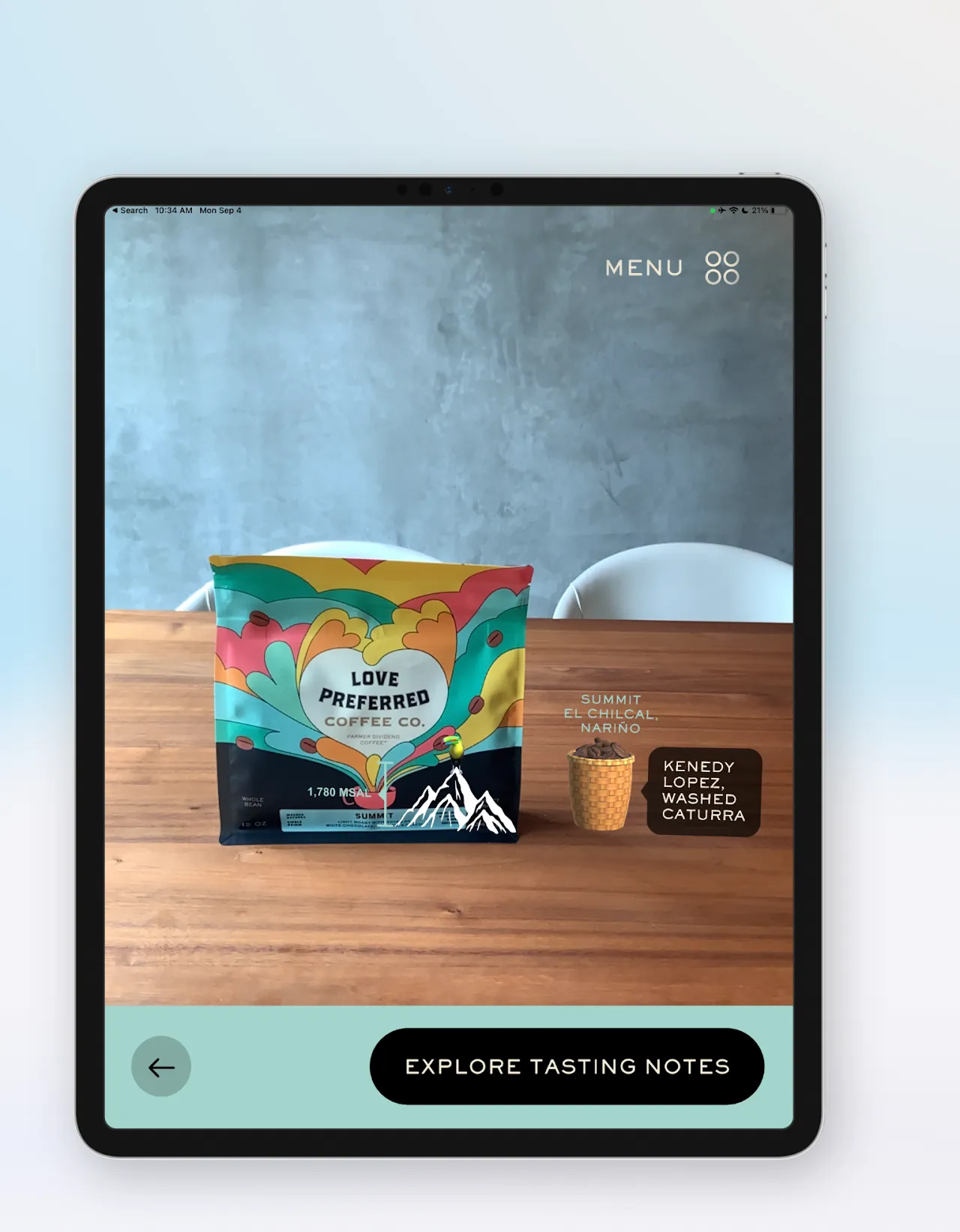 iPad Application screenshot 3